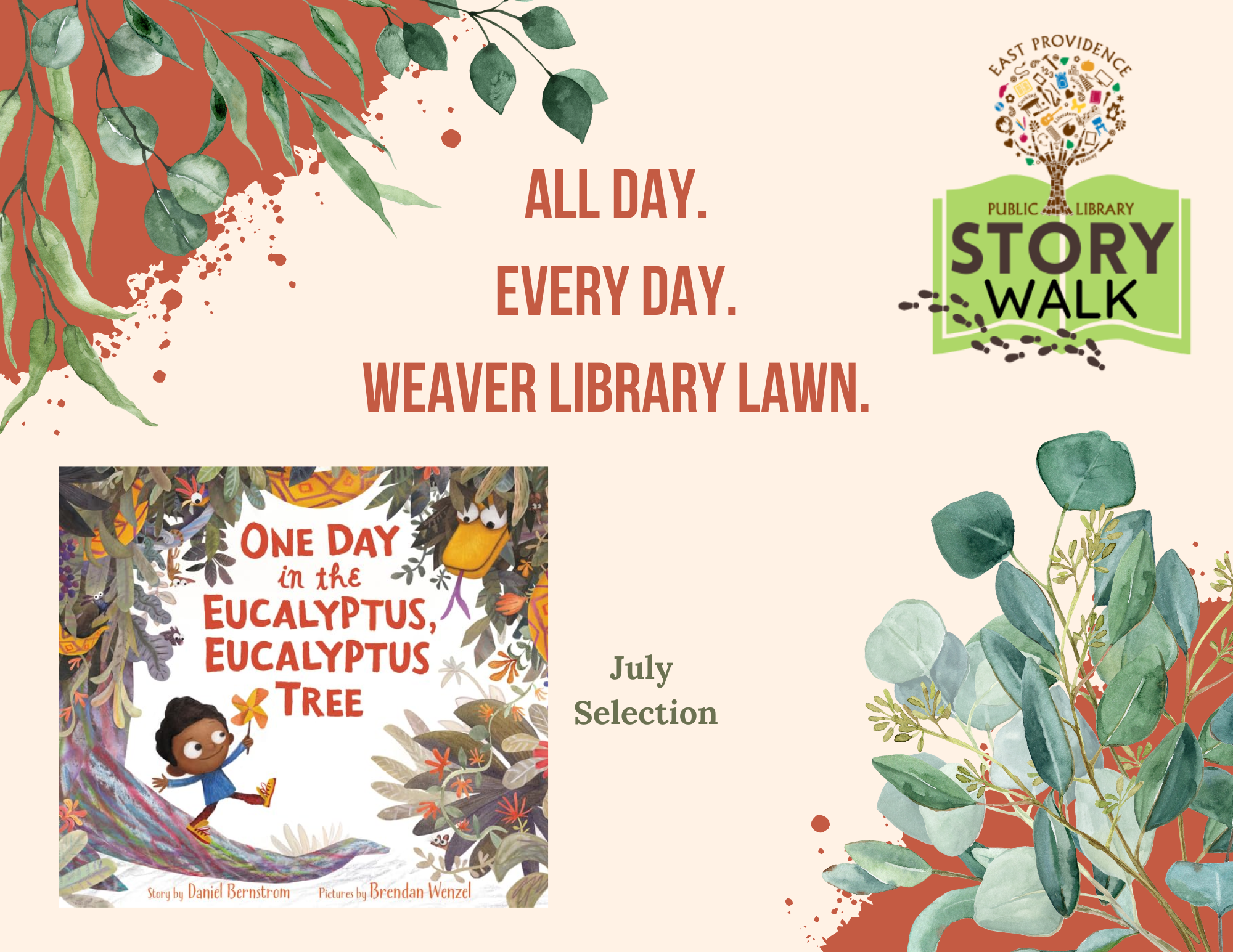 July story walk graphic