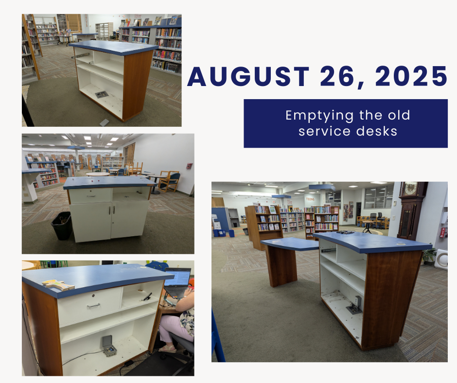 emptying service desks