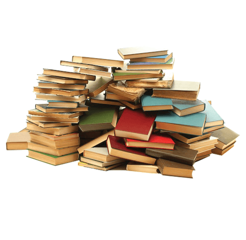 image of a stack of books
