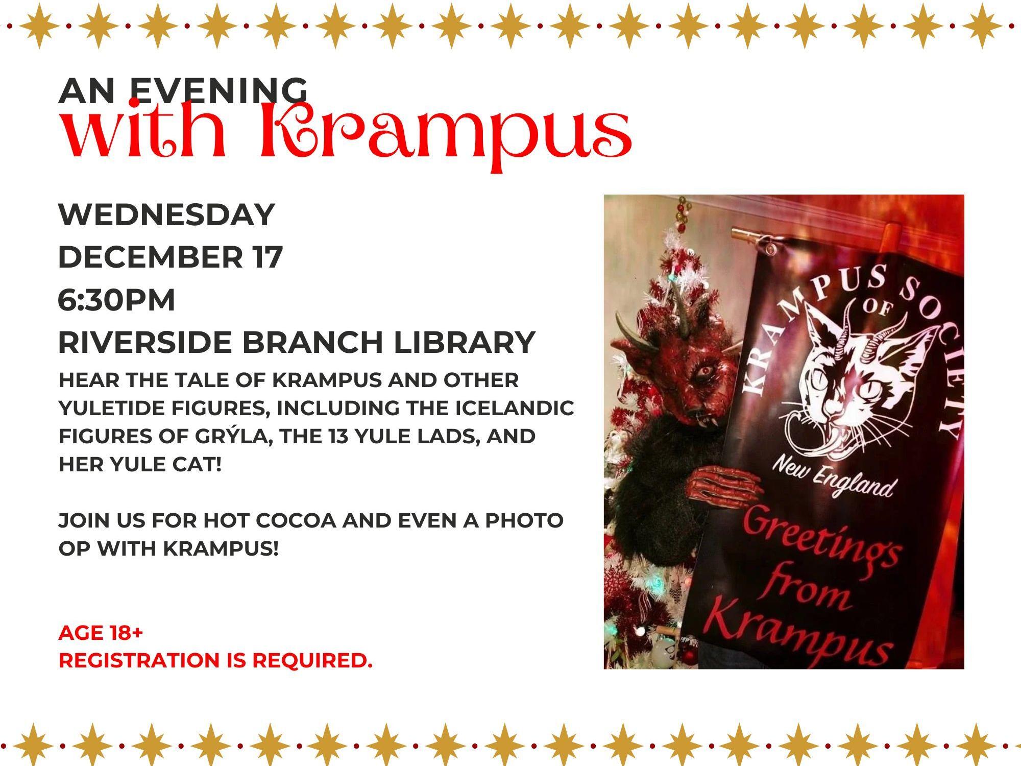 An Evening With Krampus flyer