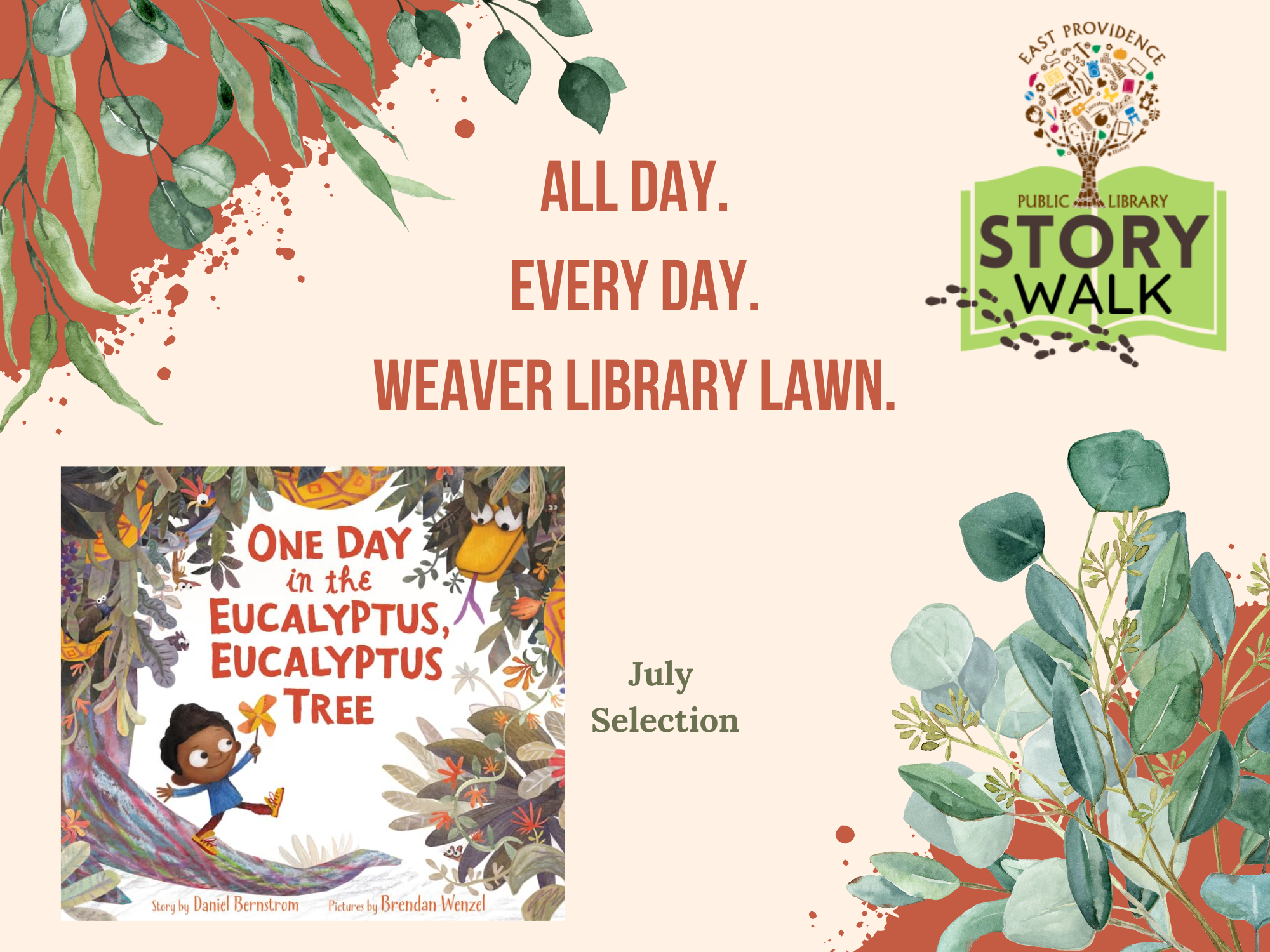 July story walk graphic