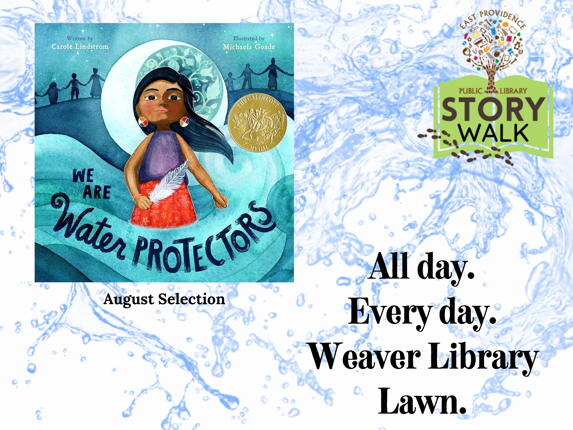 august story walk graphic
