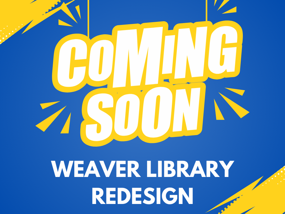 weaver redesign poster