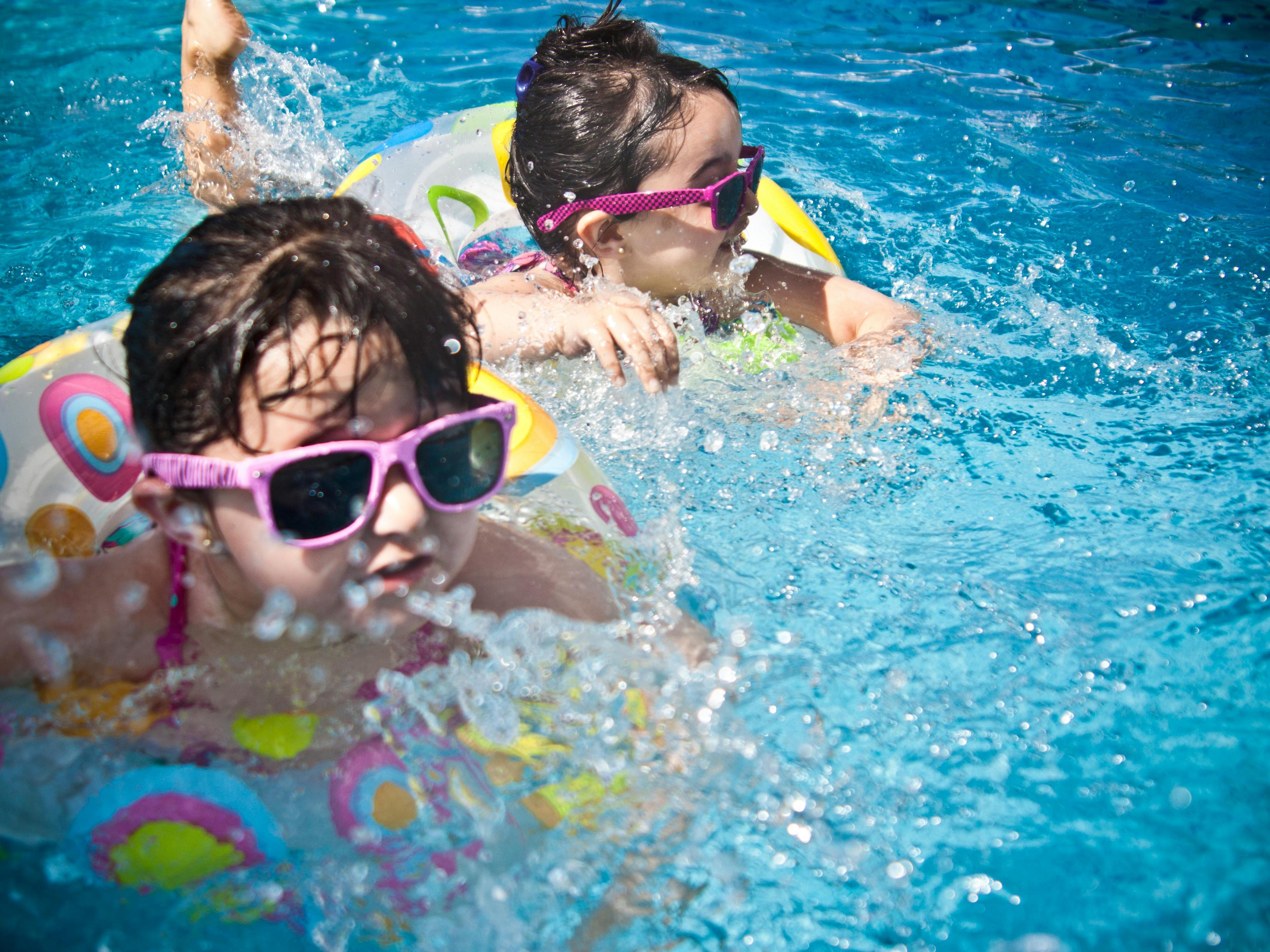 summer swimming photo