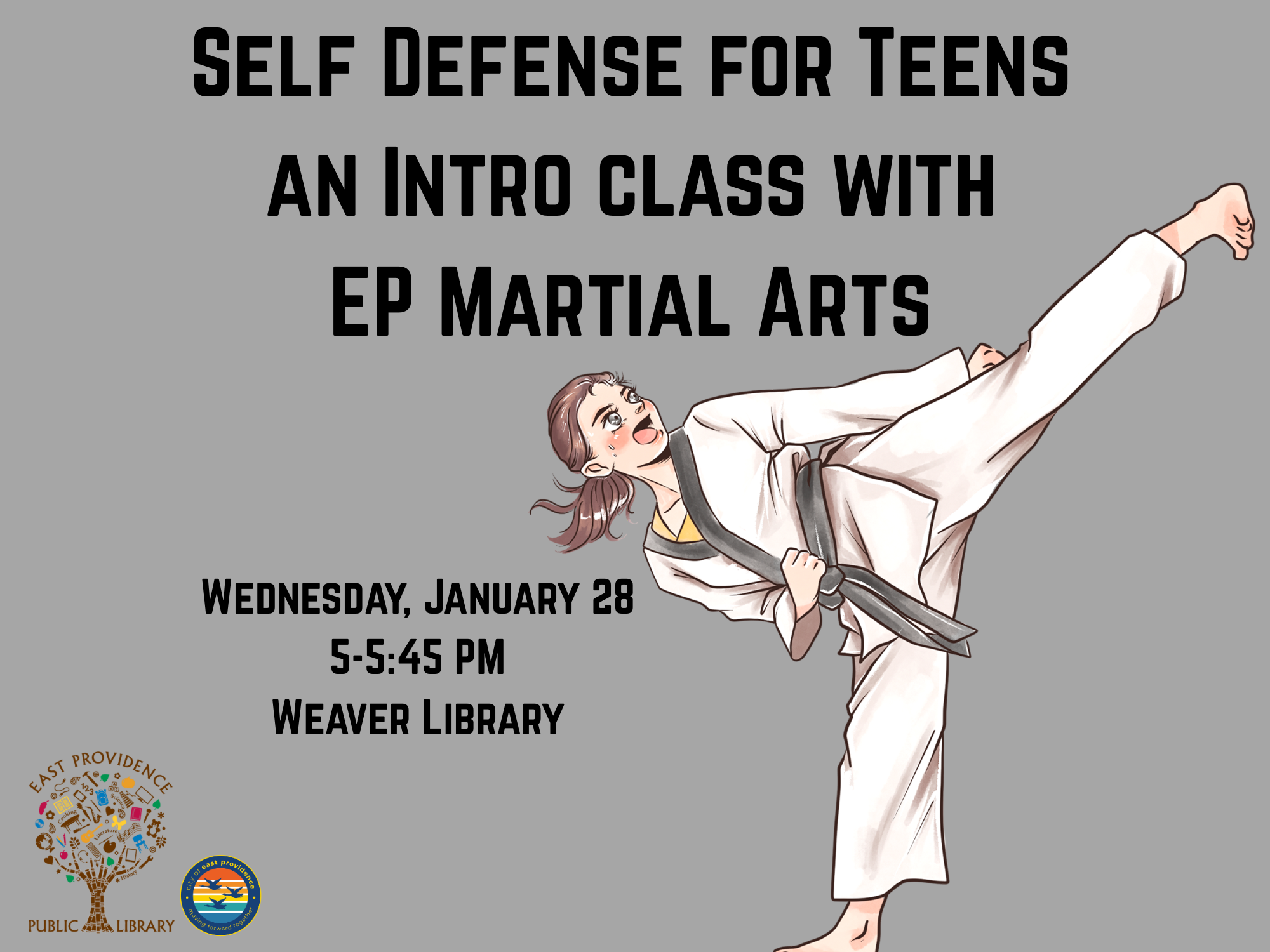 Teen self defense flyer