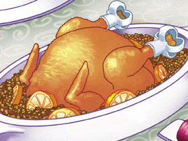 image of a turkey dinner